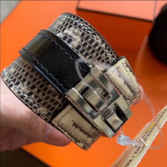 Lizard Hermès bracelet NWT - Picture 7 of 8